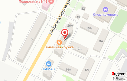 Фирменный магазин Сельский дворик на Мелиоративной улице на карте