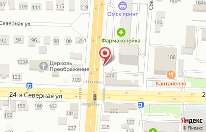 Фирменная розничная сеть магазинов Тюкалиночка в Центральном районе на карте