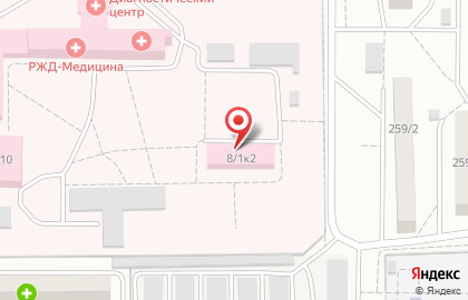 Клиническая больница Ржд-Медицина в Промышленном районе на карте