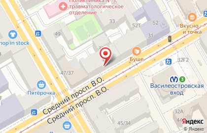 БалтБет в Василеостровском районе на карте