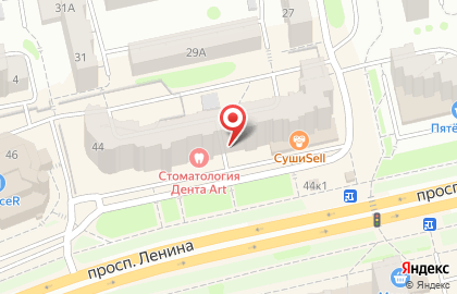 Единый туристический центр на проспекте Ленина на карте