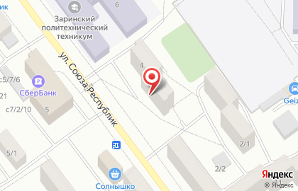 Вертикаль в Заринске на карте