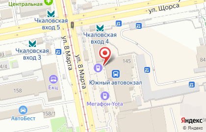 Телекоммуникационная компания МТС на улице 8 Марта, 145 на карте
