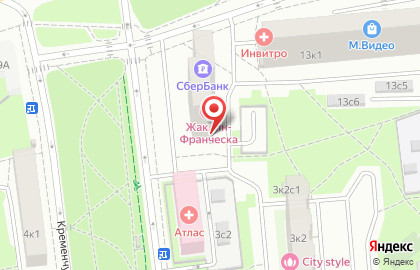 Торгово-сервисный центр Service-V на Славянском бульваре на карте