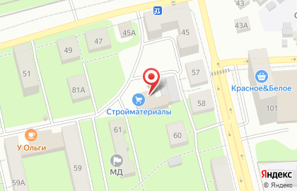 Магазин строительных материалов Строительный городок в Ижевске на карте