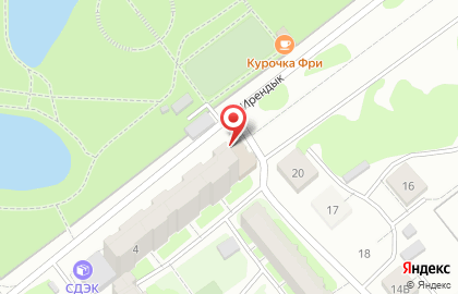 Продовольственный магазин Виктория в Ленинском районе на карте
