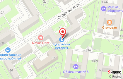 Компания Мобкейс на Студенческой улице на карте