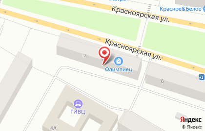 Авиакасса в Красноярске на карте