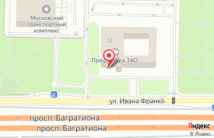 Банк Москвы Отделение Западное на карте