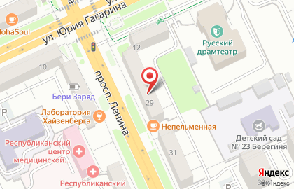 Адвокатский кабинет Салмина А.Г. на проспекте Ленина на карте