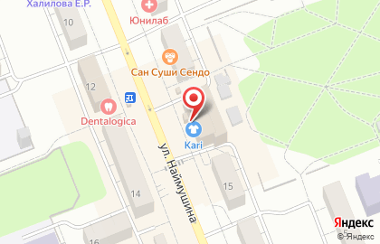 Магазин фруктов и овощей на улице Наймушина на карте