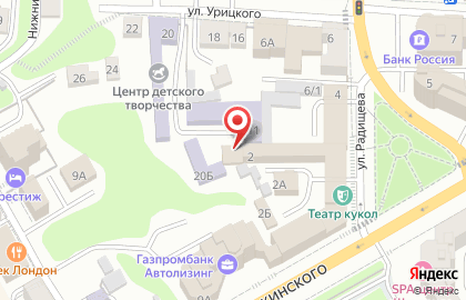 Ателье Белошвейка в Центральном районе на карте