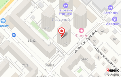 Гостиница Триумф в Кировском районе на карте