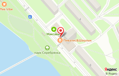 Киоск фруктов и овощей в Пушкино на карте