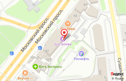 Торгово-офисный центр Фрунзенский на Московском проспекте на карте