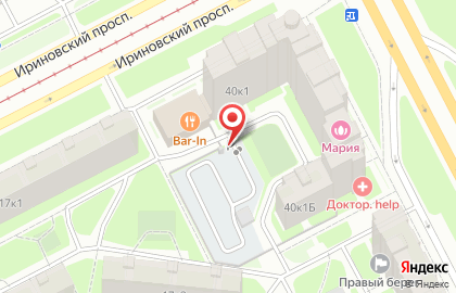 Автостоянка в Санкт-Петербурге на карте