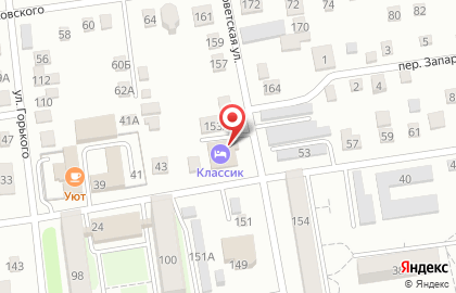 Отель Классик на Советской улице на карте