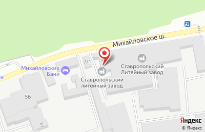Торгово-производственная компания Фабрика потолков-СТ на Михайловском шоссе на карте