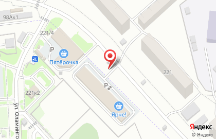 Автостоянка в Новосибирске на карте