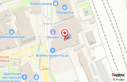 Пиццерия Pizza Express 24 на улице Корнеева в Домодедово на карте