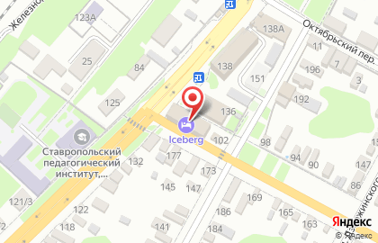 Гостиница Iceberg на карте