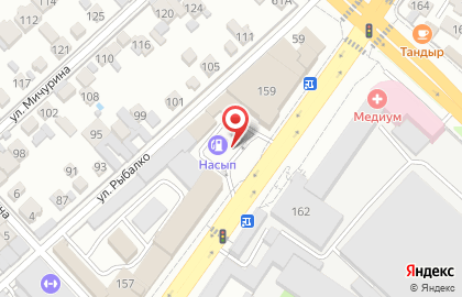 Насып на карте