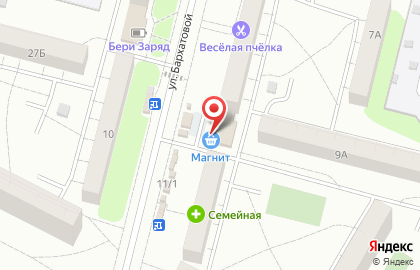 Супермаркет Магнит в Омске на карте
