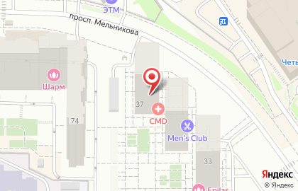 Мини-пиццерия Пицца Паоло на проспекте Мельникова на карте