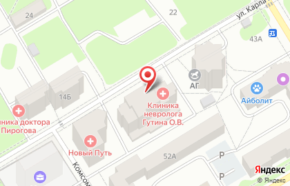 Капитошка на улице Карла Маркса на карте