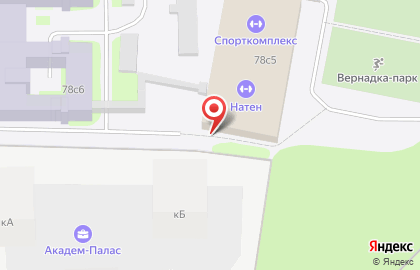 Спортивная секция Школа Мяча на проспекте Вернадского, 78 стр 5 на карте