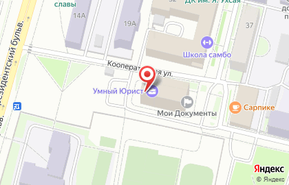Торговая компания Комус на улице Ленинградской на карте