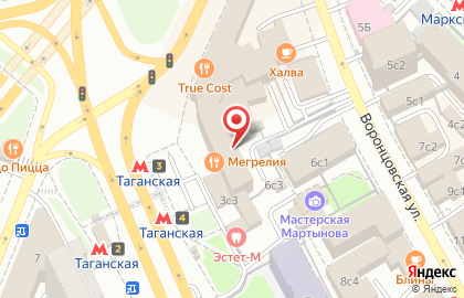 Pechatina на Воронцовской улице на карте