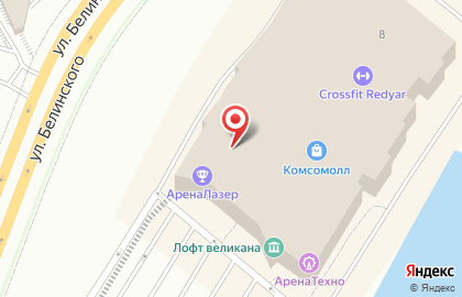 Специализированный магазин оптической техники Наблюдатель на улице Белинского на карте