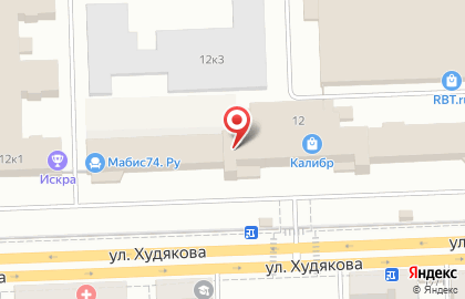 Салон мебели Шатура на улице Худякова на карте