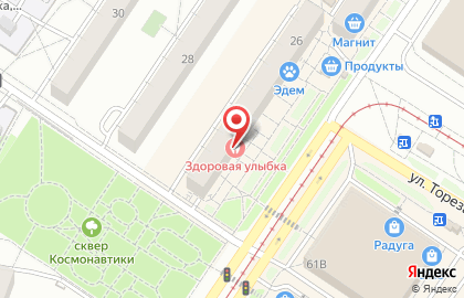 Салон Время красоты в Заводском районе на карте