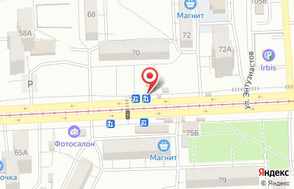 Торговый дом качества Продовольственный киоск на Аэродромной улице на карте