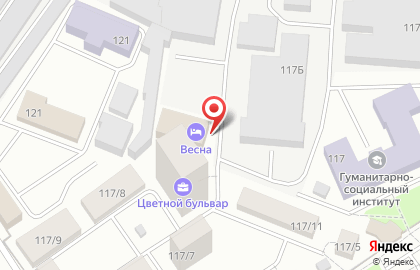 Гостиница Весна на карте