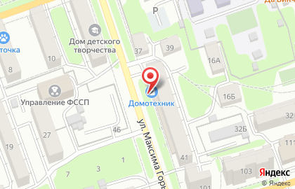 Парикмахерская Лео на улице Максима Горького на карте