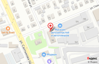 Магазин автозапчастей для иномарок в Уфе на карте