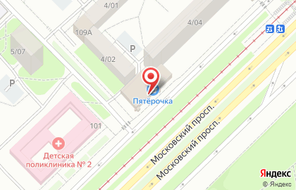 Дискаунтер Пятёрочка в Набережных Челнах на карте