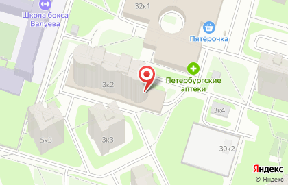 Многофункциональный центр предоставления государственных услуг Василеостровского района в Василеостровском районе на карте