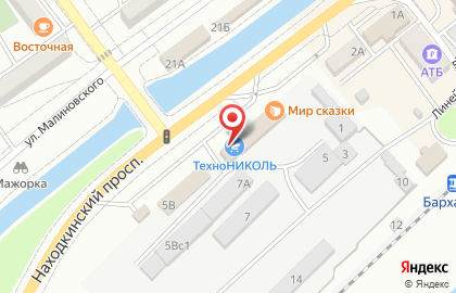 Оптово-розничный магазин спецодежды на Находкинском проспекте на карте