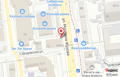 Киоск по изготовлению ключей и ремонту обуви в Омске на карте