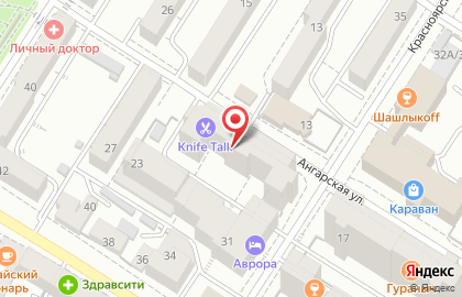 Салон матрасов и кроватей Орматек на Ангарской улице на карте
