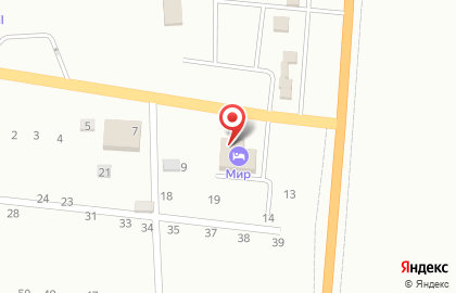 Гостиница Мир в Волгограде на карте