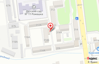 Продовольственный магазин Семицветик в Южно-Сахалинске на карте