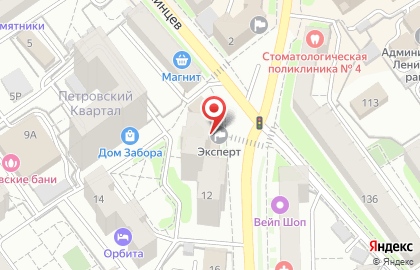 Управление социальной защиты населения Ленинского района в Ленинском районе на карте