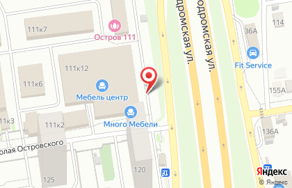 Мебельная компания Лером на улице Николая Островского на карте