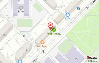 Алкоритм на Холодильной улице на карте