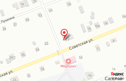 Магазин продуктов Даниловский на Советской улице на карте
